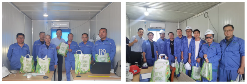 关怀一线 致敬匠心 | bifa必发股份开展项目现场夏日“送清凉”慰问活动